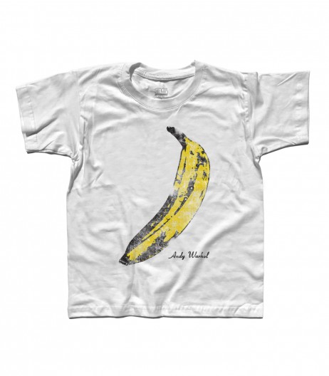 banana t-shirt bambino andy warhol
