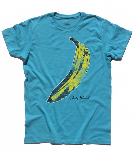 banana t-shirt uomo andy warhol