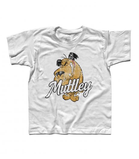 muttley t-shirt bambino con l'immagine di Muttley e scritta