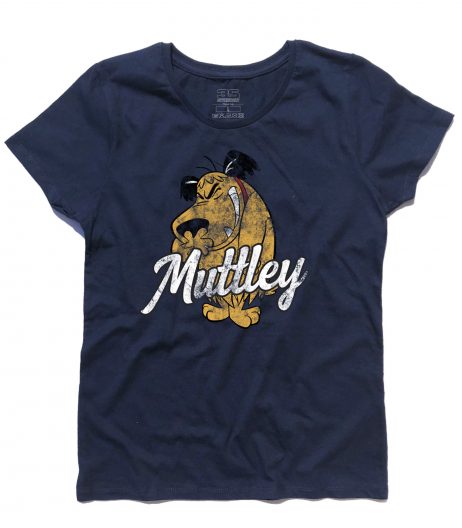 muttley t-shirt donna con l'immagine di Muttley e scritta