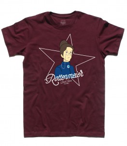 rottenmeier t-shirt uomo raffigurante la governante di Heidi Clara
