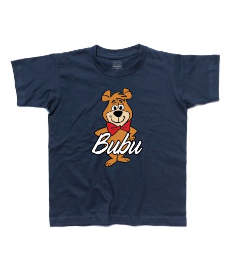 bubu t-shirt bambino raffigurante l'orsetto amico dell'orso Yoghi
