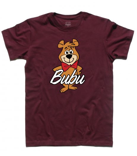 bubu t-shirt uomo raffigurante l'orsetto amico dell'orso Yoghi