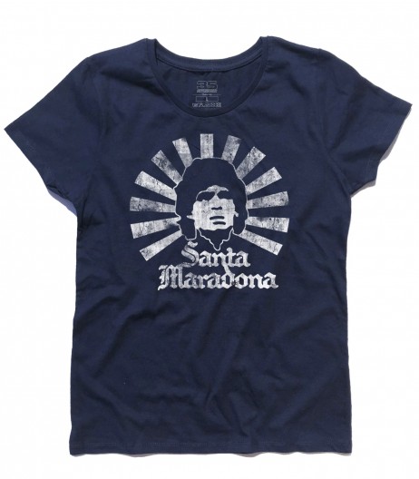Santa Maradona t-shirt donna D10S