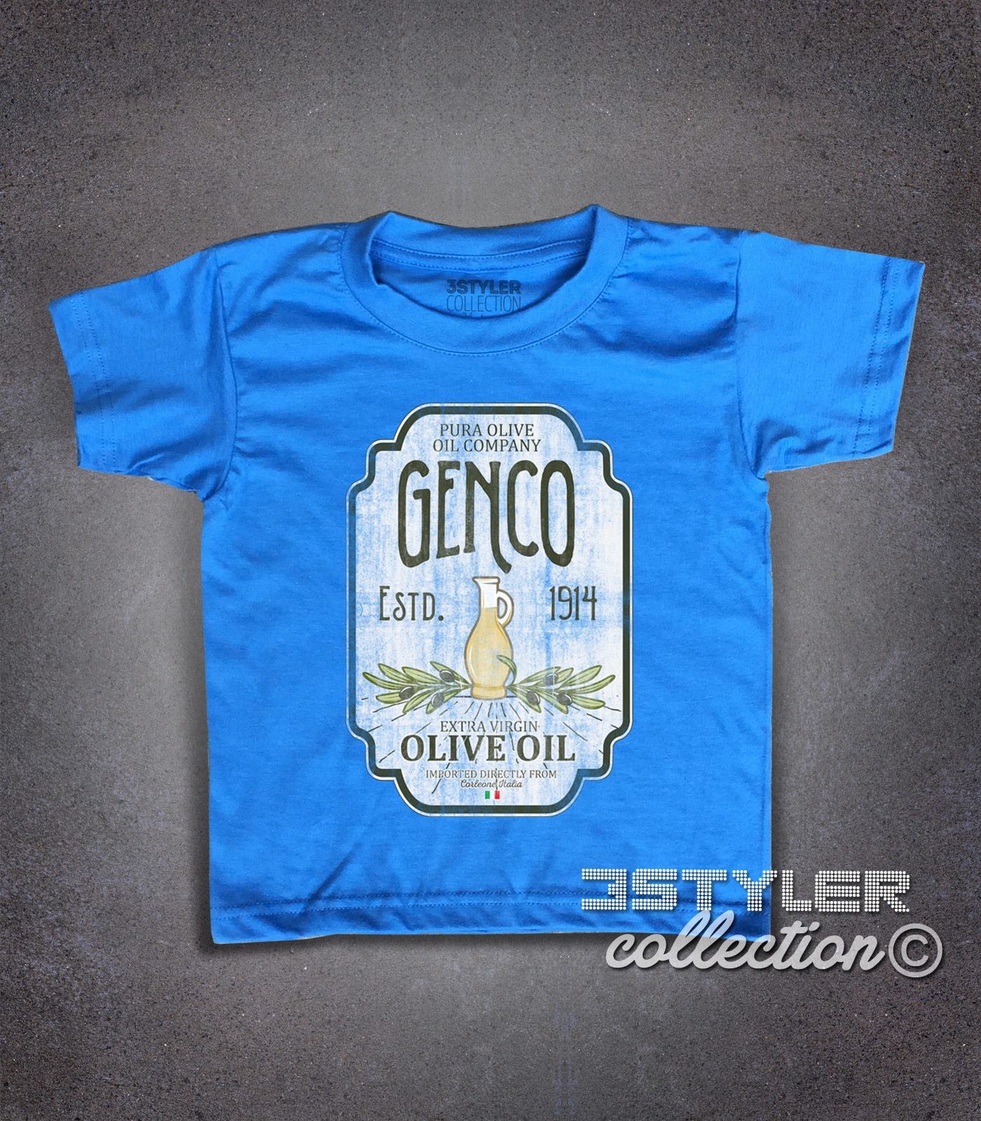 genco t-shirt bambino ispirata alla trilogia il padrino - the godfather