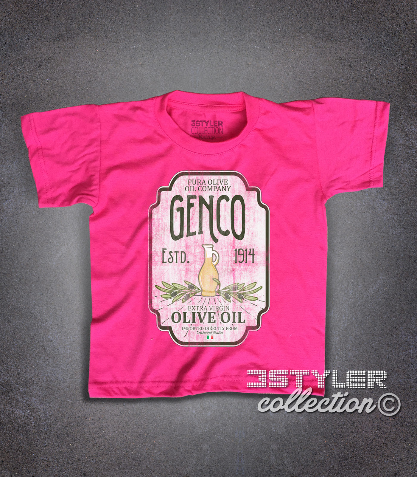 genco t-shirt bambino ispirata alla trilogia il padrino - the godfather