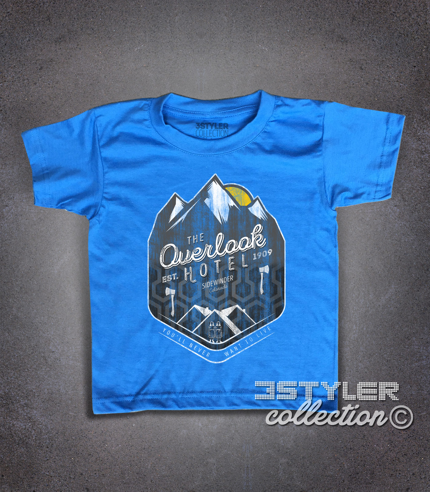 Overlook Hotel t-shirt bambino ispirata alla location del film horror Shining