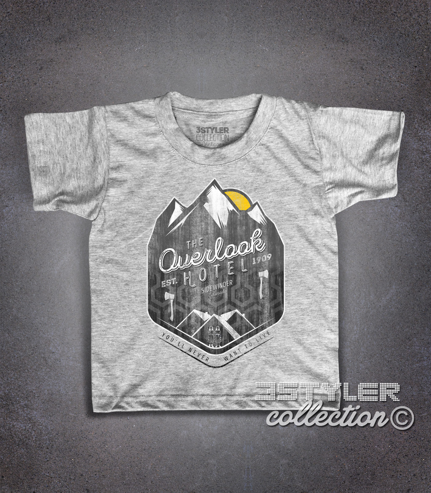 Overlook Hotel t-shirt bambino ispirata alla location del film horror Shining