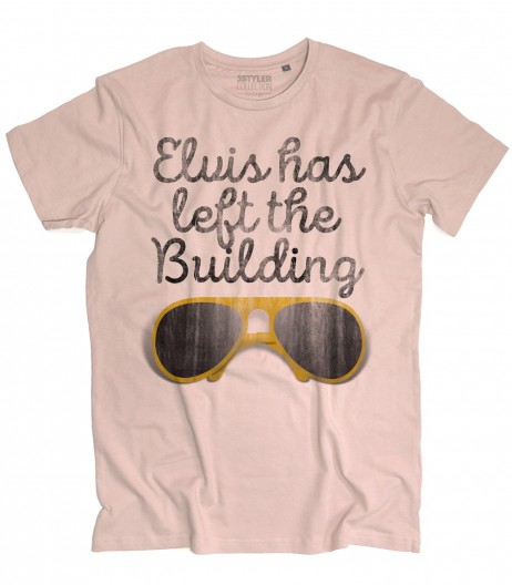 Elvis t-shirt donna con scritta Elvis has left the building