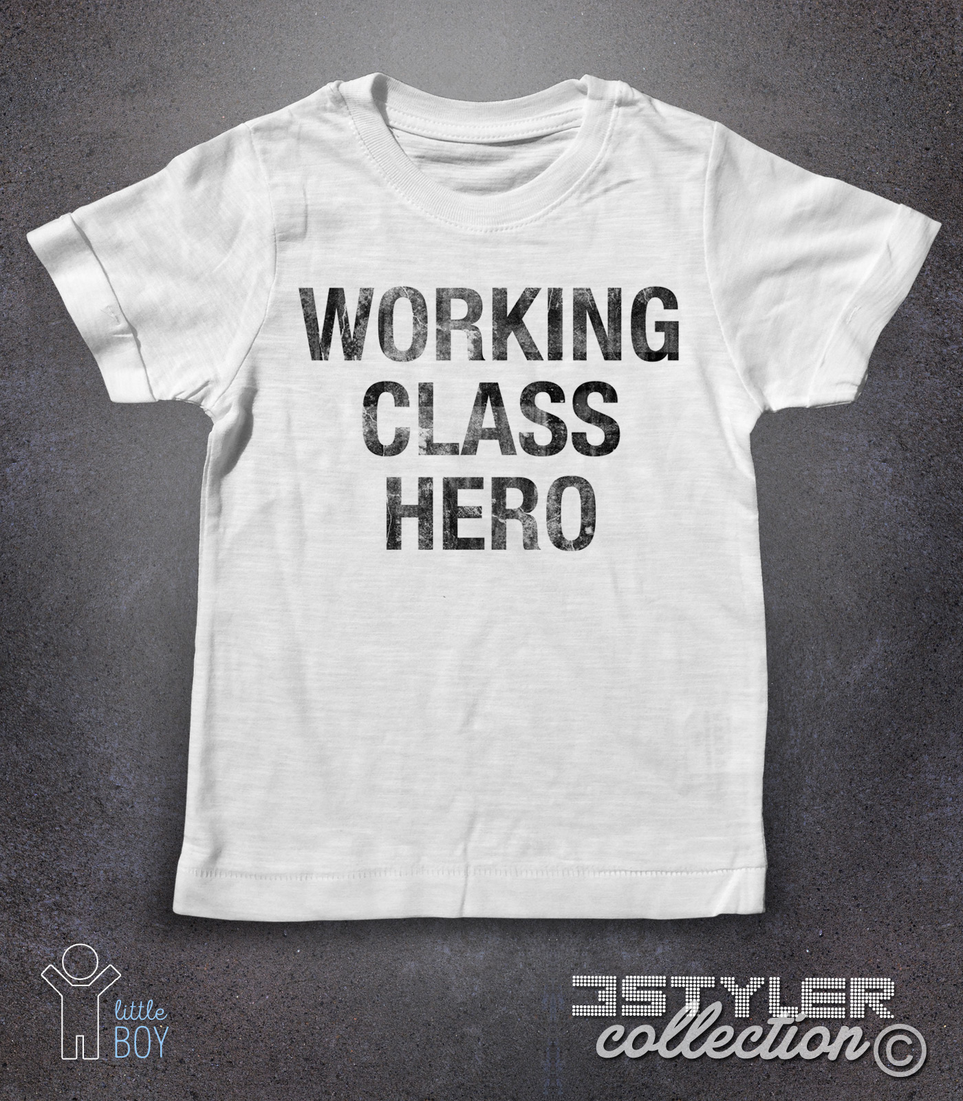 WORKING_class_hero_t-shirt_bambini_ebay working class hero t-shirt bambino con scritta