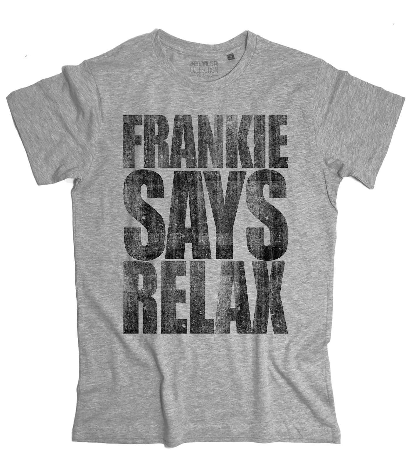 Frankie says relax t-shirt uomo vintage ispirata al singolo dei Frankie goes to hollywood