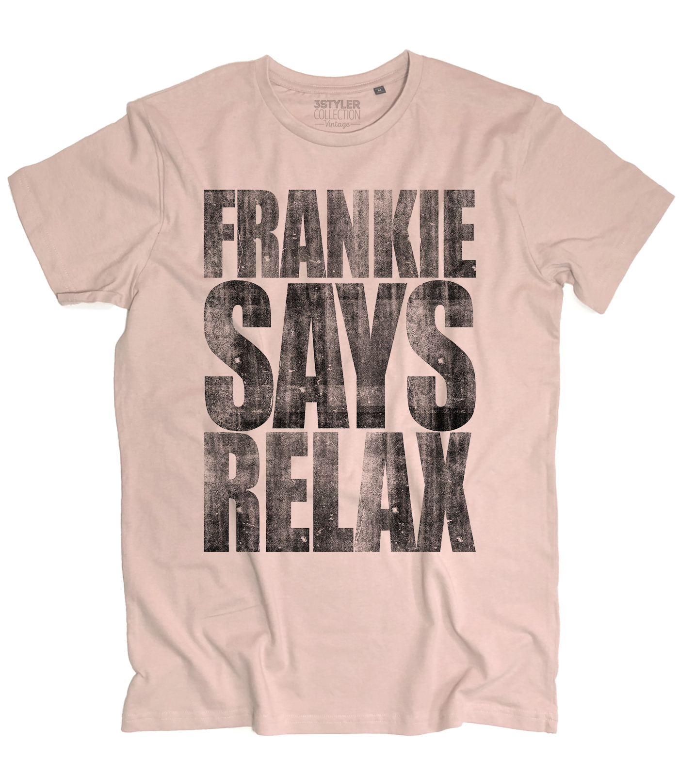 Frankie says relax t-shirt uomo vintage ispirata al singolo dei Frankie goes to hollywood
