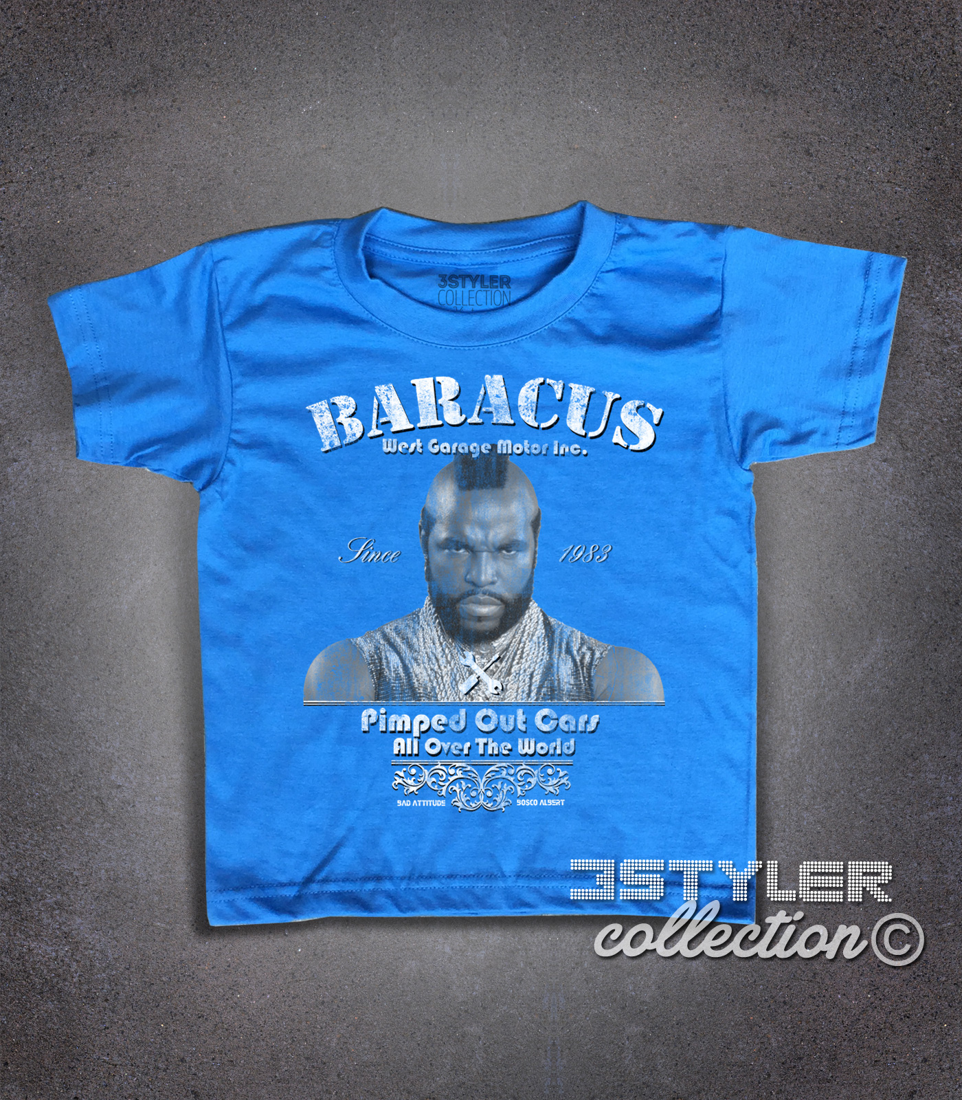 Mister T t-shirt bambino raffigurante PE (BA) Baracus dell' A-Team