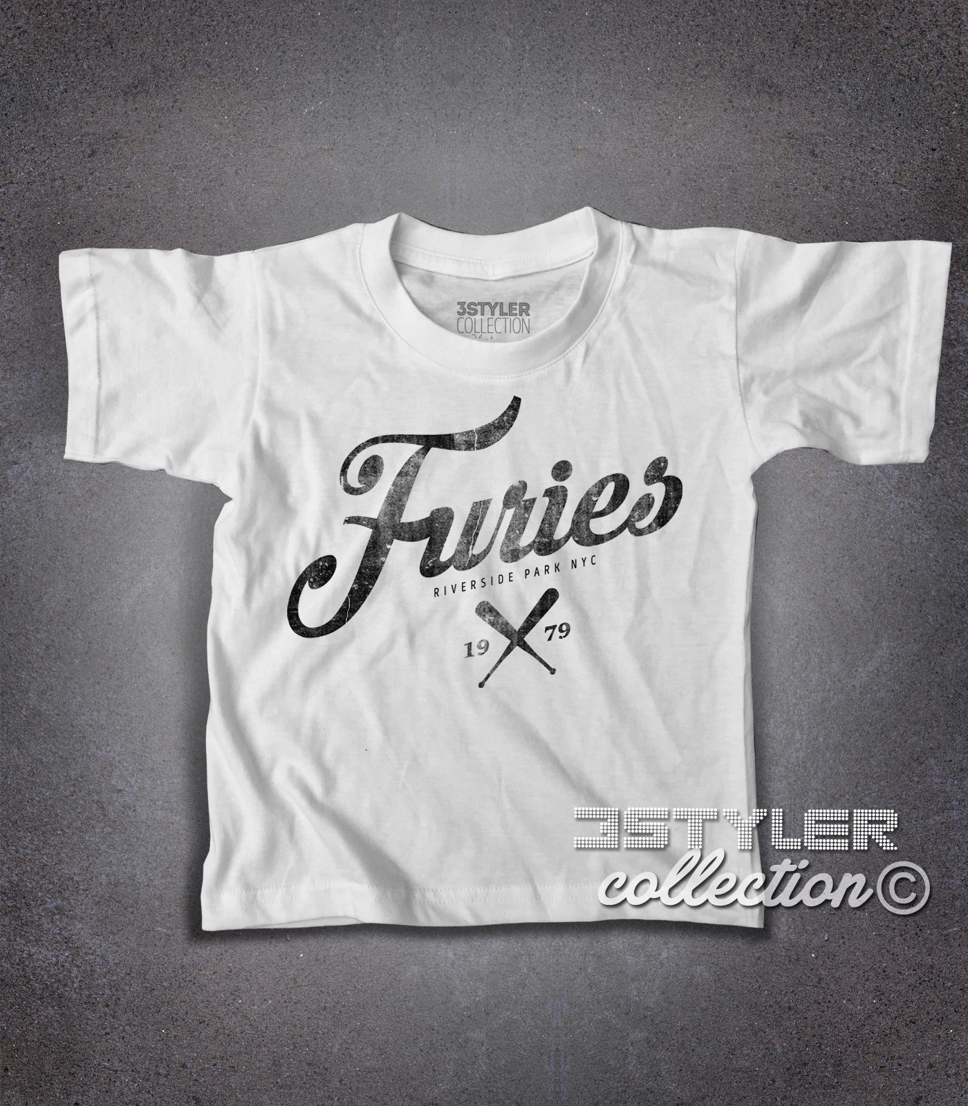 baseball furies t-shirt bambino ispirata alla famosa gang del film the warriors