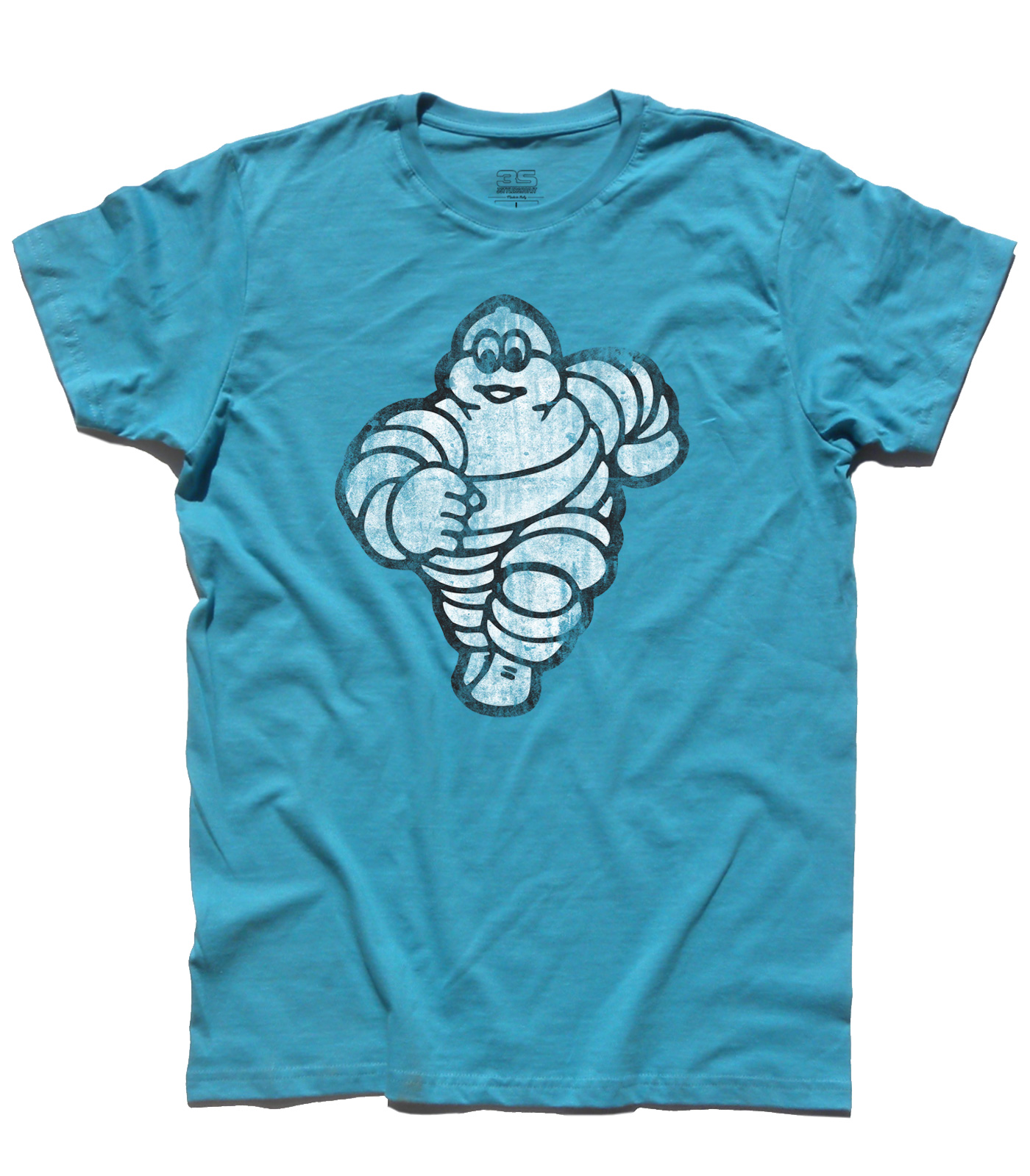 T-shirt bambino Omino Michelin 2 Bibendum vintage anni 70 gomme