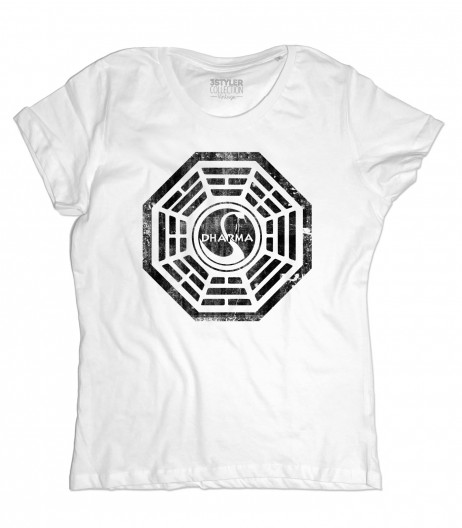 Dharma project t-shirt donna ispirata alla serie televisiva Lost