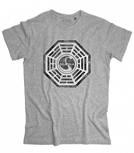 Dharma initiative t-shirt uomo ispirata alla serie televisiva Lost