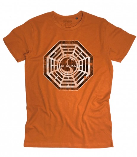 Dharma initiative t-shirt uomo ispirata alla serie televisiva Lost