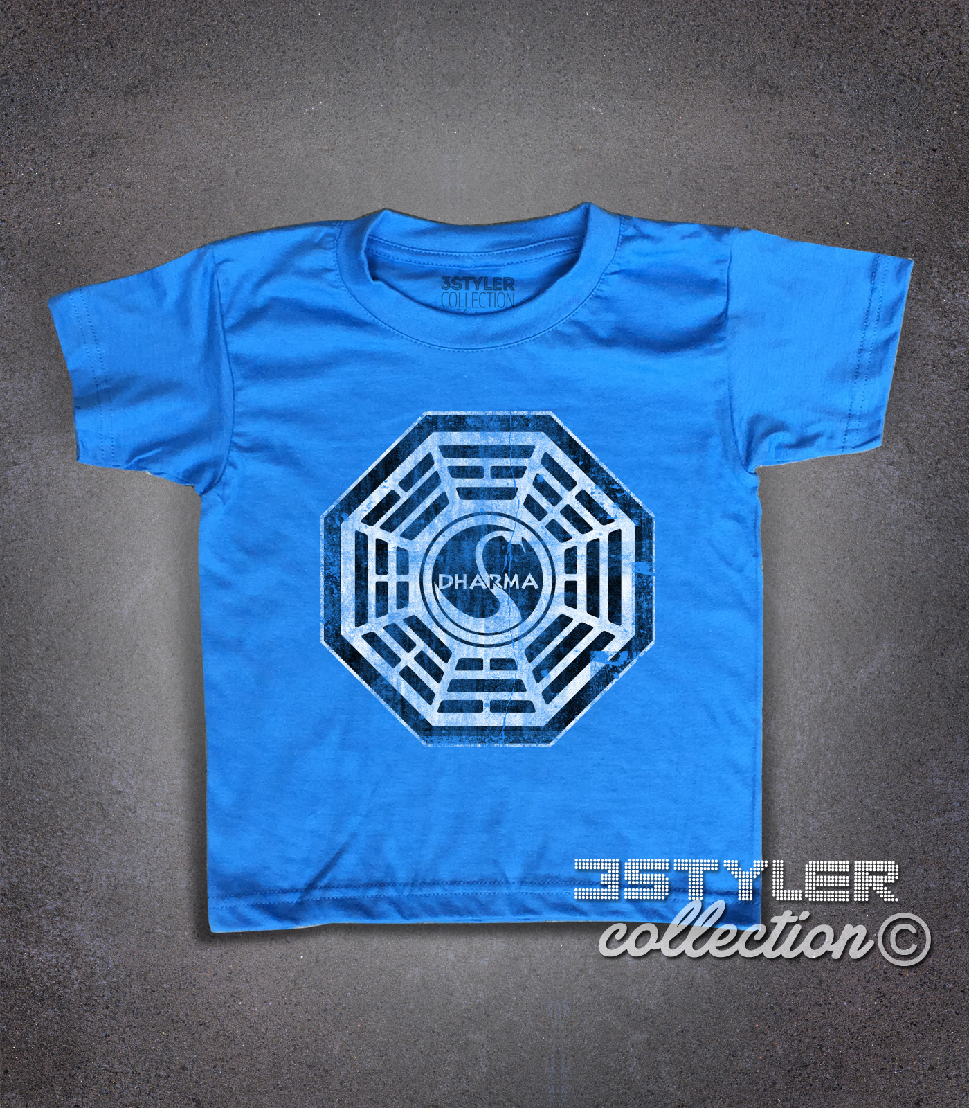 Dharma project t-shirt bambino ispirata alla serie televisiva Lost