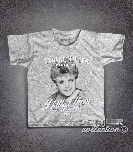 Jessica Fletcher t-shirt bambino ispirata al telefilm la signora in giallo (Murder, She Wrote)