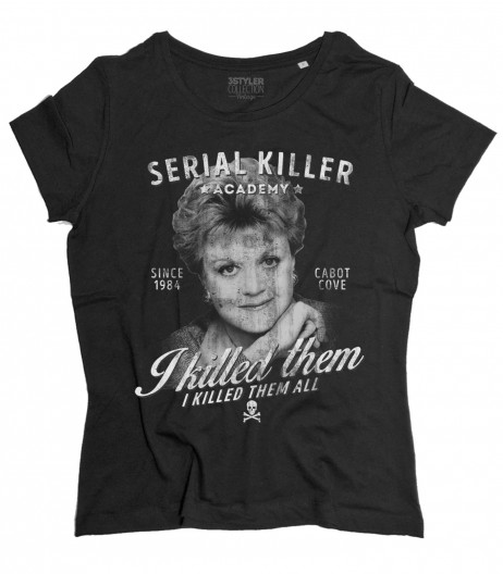 Jessica Fletcher t-shirt donna ispirata al telefilm la signora in giallo (Murder, She Wrote)