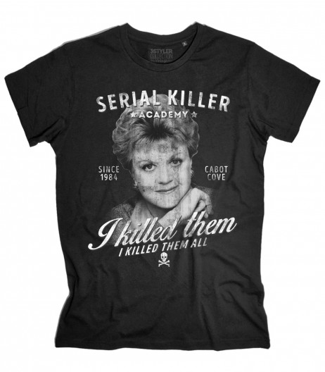 Jessica Fletcher t-shirt uomo ispirata al telefilm la signora in giallo (Murder, She Wrote)