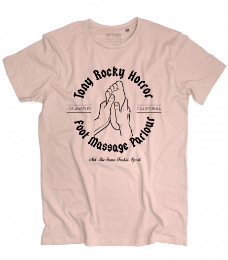 Tony Rocky Horror t-shirt uomo foot massage parlour ispirata a Pulp Fiction