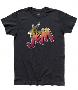 Jem t-shirt uomo raffigurante il logo di Jem e le Holograms