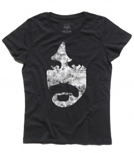 Frank zappa t-shirt donna vintage face