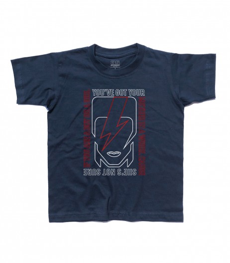 rebel rebel t-shirt bambino David Bowie