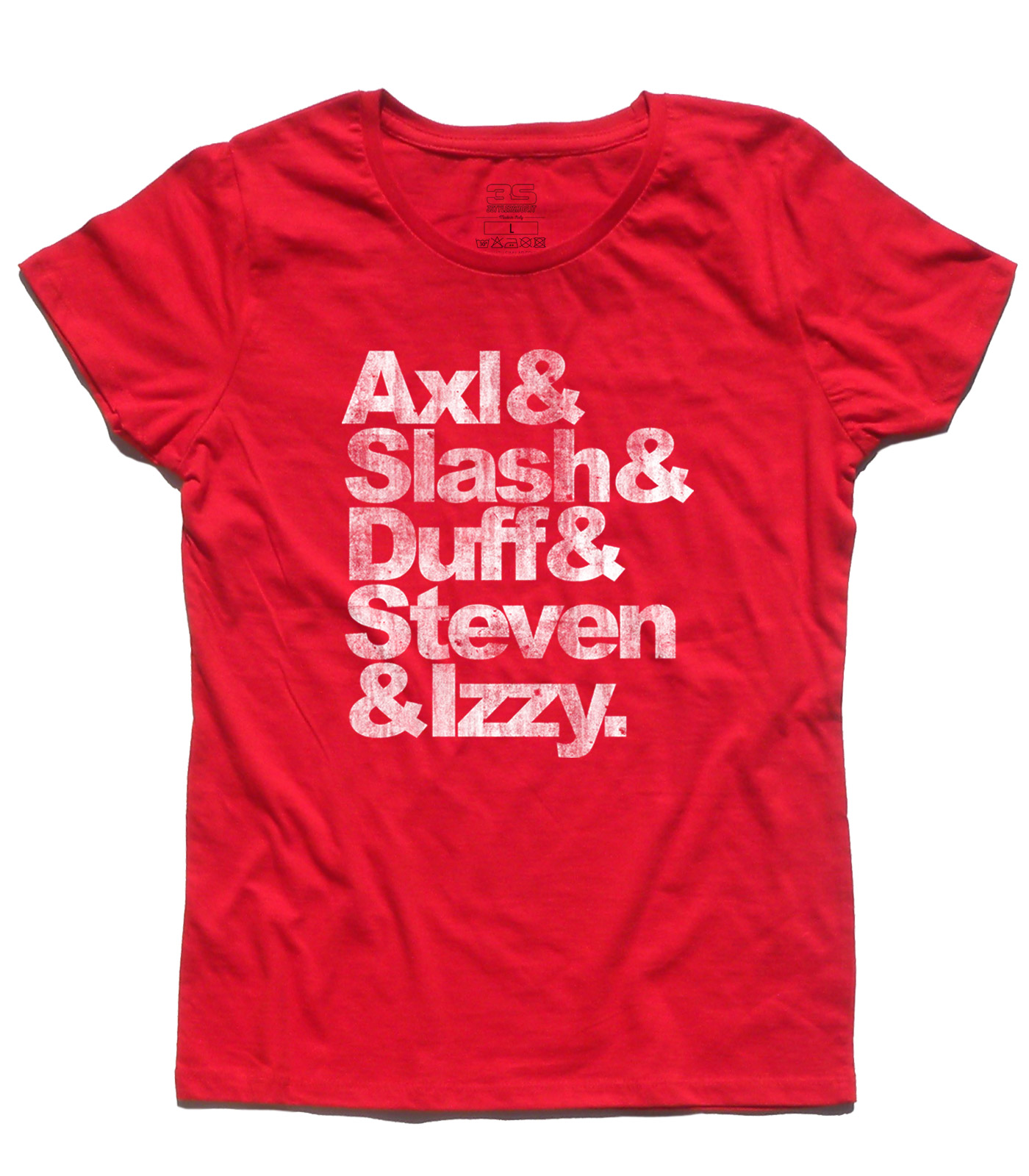 Steven e Izzy Slash Duff Axl T-Shirt Bambino Guns N' Roses Nomi 