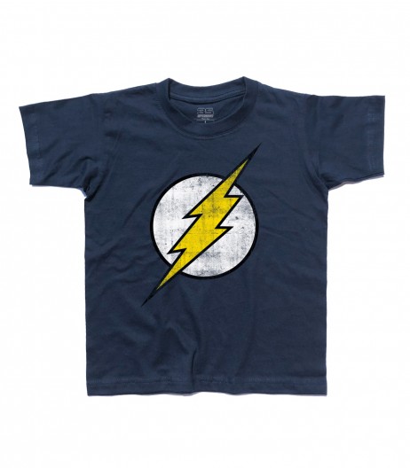 flash t-shirt bambino vintage logo