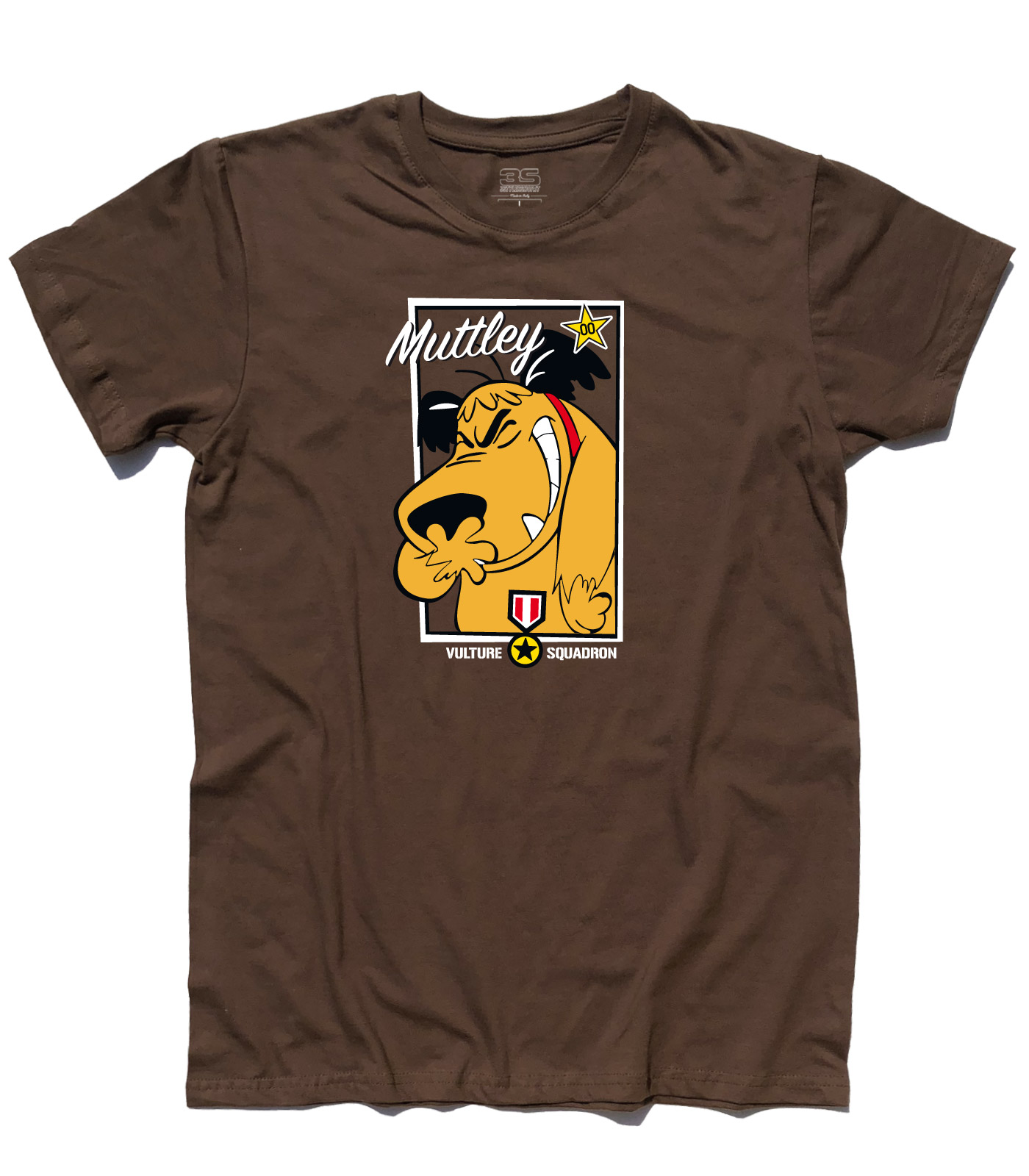 muttley_vulture_squadron_t-shirt_uomo_BR muttley t-shirt uomo con l'immagine di Muttley e scritta