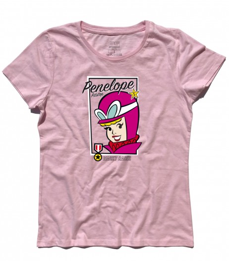 penelope pit stop t-shirt donna ispirata alle wacky races