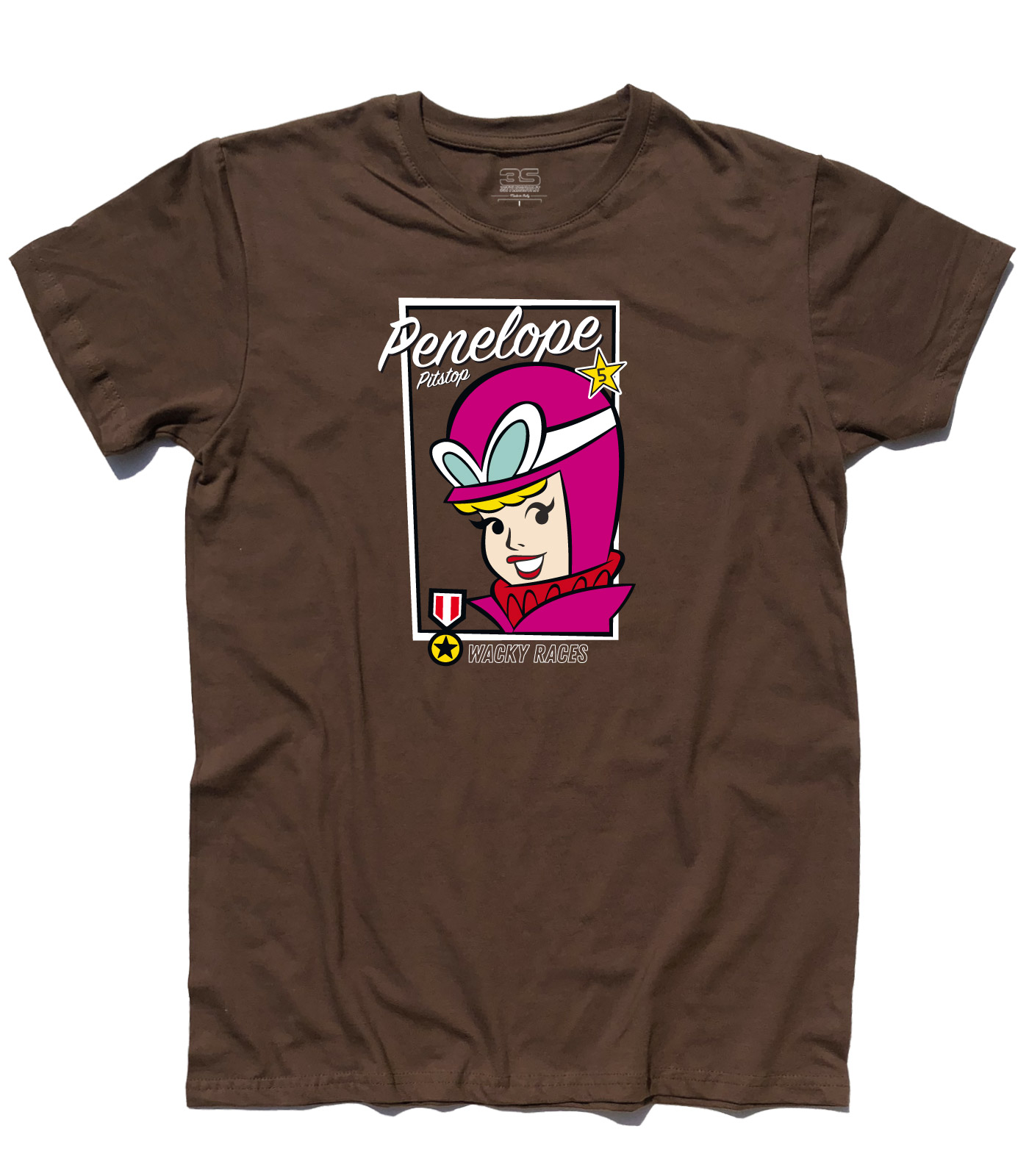 penelope_pitstop_wacky_races_t-shirt_uomo_BR penelope pit stop t-shirt uomo ispirata alle wacky races