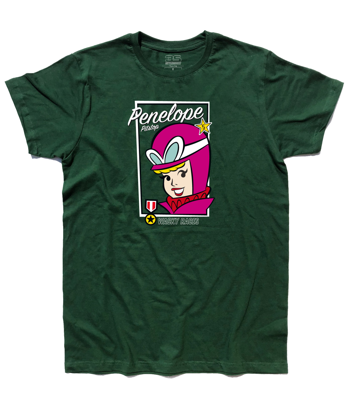 penelope_pitstop_wacky_races_t-shirt_uomo_VB penelope pit stop t-shirt uomo ispirata alle wacky races