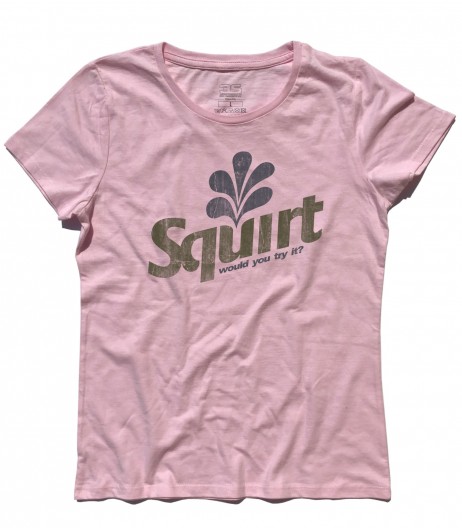 squirt t-shirt donna con scritta squirt