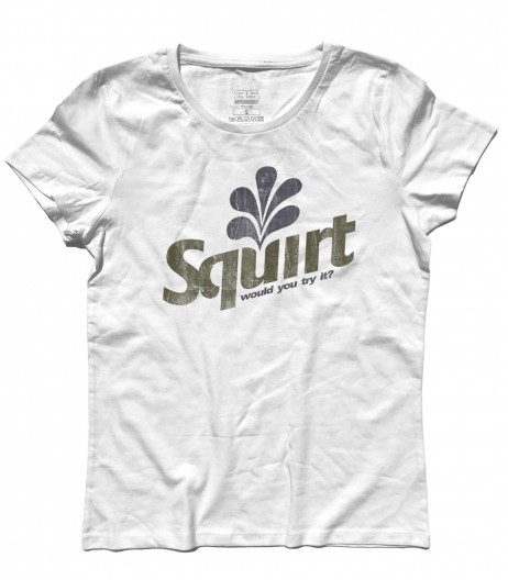 squirt t-shirt donna con scritta squirt