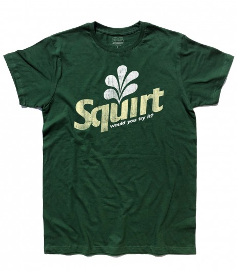 squirt t-shirt uomo con scritta squirt