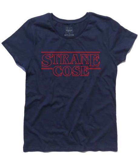 stranger things t-shirt donna strane cose