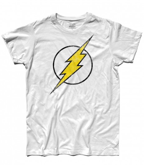 flash t-shirt uomo vintage logo