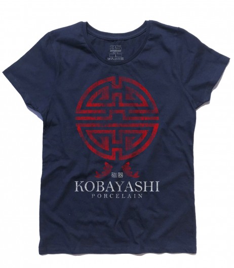 I soliti sospetti t-shirt donna con logo Kobayashi porcellane