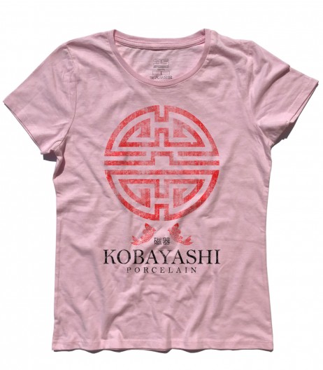 I soliti sospetti t-shirt donna con logo Kobayashi porcellane