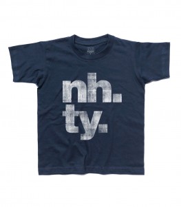 poker online t-shirt bambino con scritta NH. TY.