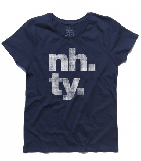 poker online t-shirt donna con scritta NH. TY.