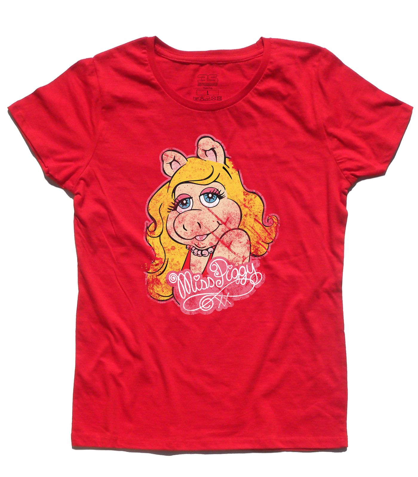miss_piggy_muppets_t-shirt_donna_RD Miss piggy t-shirt donna the Muppet Show