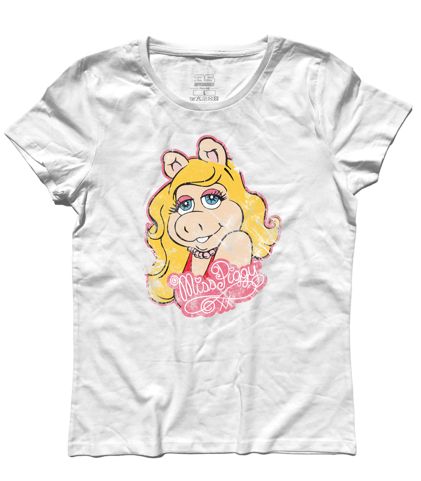 miss_piggy_muppets_t-shirt_donna_WH Miss piggy t-shirt donna the Muppet Show