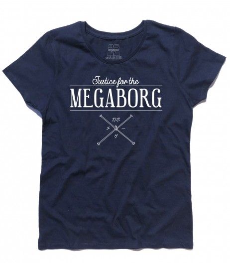 Daitarn 3 t-shirt donna con scritta Justice for the Megaborg