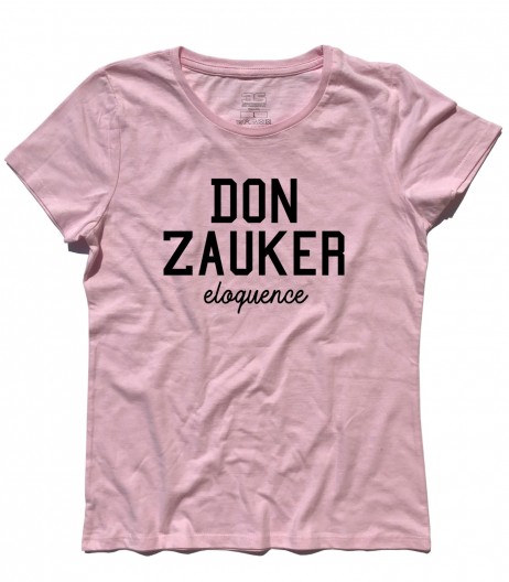Daitarn 3 t-shirt donna con scritta Don Zauker eloquence
