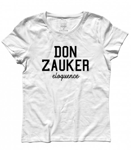 Daitarn 3 t-shirt donna con scritta Don Zauker eloquence